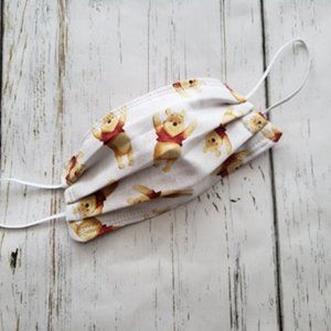 Winnie the Pooh cotton 3 layer face mask (NEW)